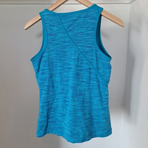 Tuff Athletics | blue woman's athletic tank top - Picture 4 of 9